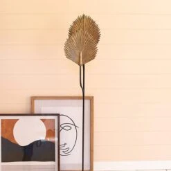 Gold Leaf Floor Lamp -Jungalow lamp2 0eaffa16 b805 46c3 90f6 15125601bef5