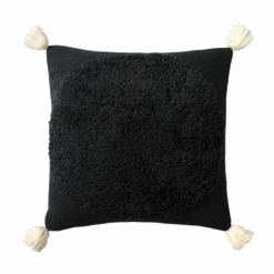 Black Monster Round Pillow By Justina Blakeney® X Loloi