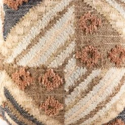 Jute Ratu Pouf -Jungalow lupf001 detail swatch