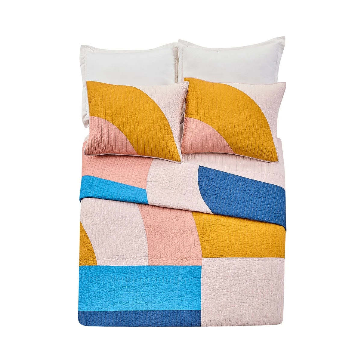 Modshapes Dark Quilt Set By Ampersand 2 Modshapes Dark Quilt Set By Ampersand - Image 2