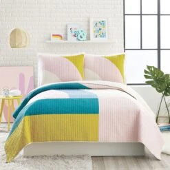 Modshapes Quilt Set By Ampersand -Jungalow modshape