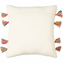 Chaima Tassel Pillow -Jungalow nbu001 detail back PhotoRoom