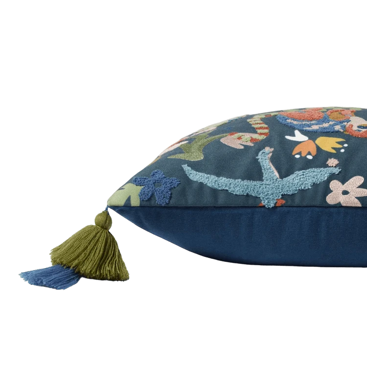 Optimism Navy Pillow By Justina Blakeney® X Loloi 3 Optimism Navy Pillow By Justina Blakeney® X Loloi - Image 3