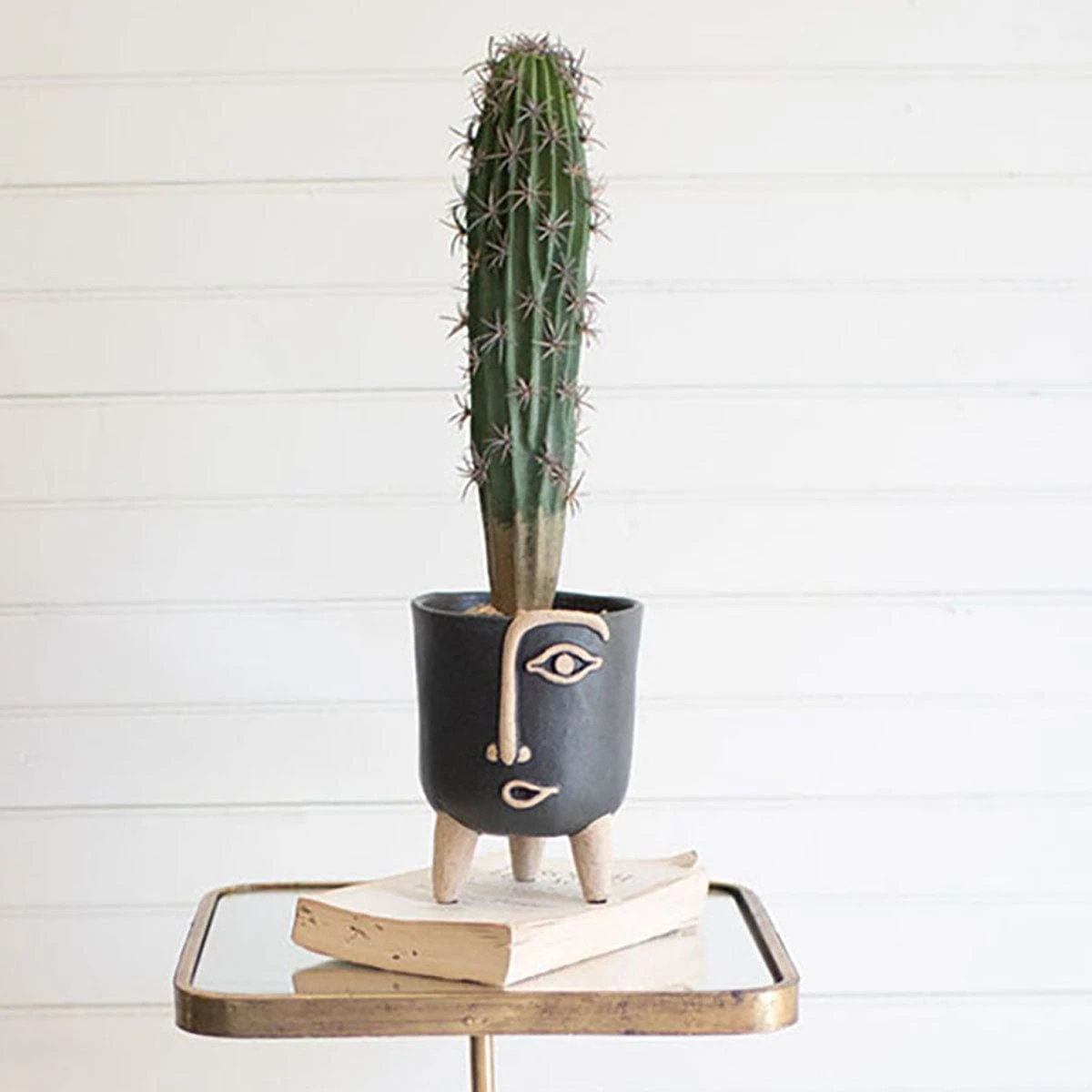 Footed Face Planter Set 2 Footed Face Planter Set - Image 2