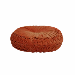 Velvet Round In Rust -Jungalow rust2round PhotoRoom PhotoRoom