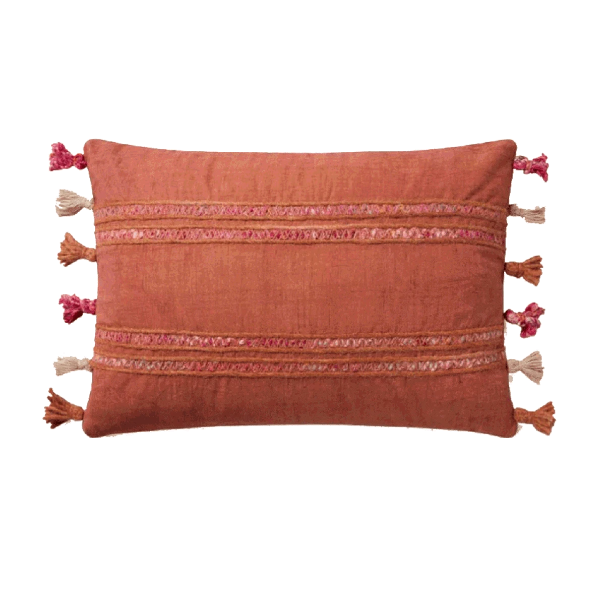Rust Tassel Pillow By Justina Blakeney® X Loloi 1 Rust Tassel Pillow By Justina Blakeney® X Loloi