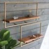 Mango Wood Shelf Set