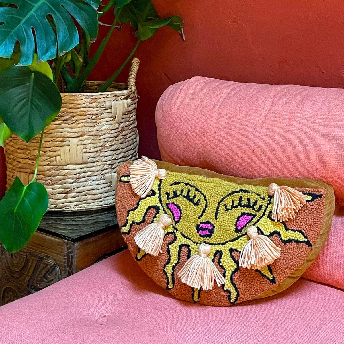 Sol Semi-Circle Hook Pillow By Jungalow® 2 Sol Semi-Circle Hook Pillow By Jungalow® - Image 2