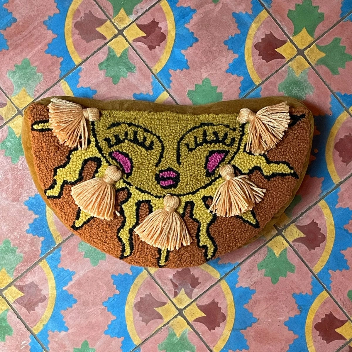 Sol Semi-Circle Hook Pillow By Jungalow® 3 Sol Semi-Circle Hook Pillow By Jungalow® - Image 3