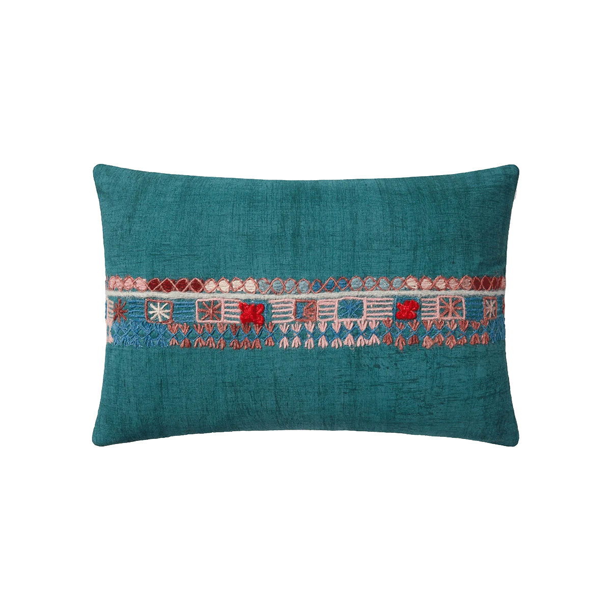 Teal Campo Pillow By Justina Blakeney® X Loloi 1 Teal Campo Pillow By Justina Blakeney® X Loloi