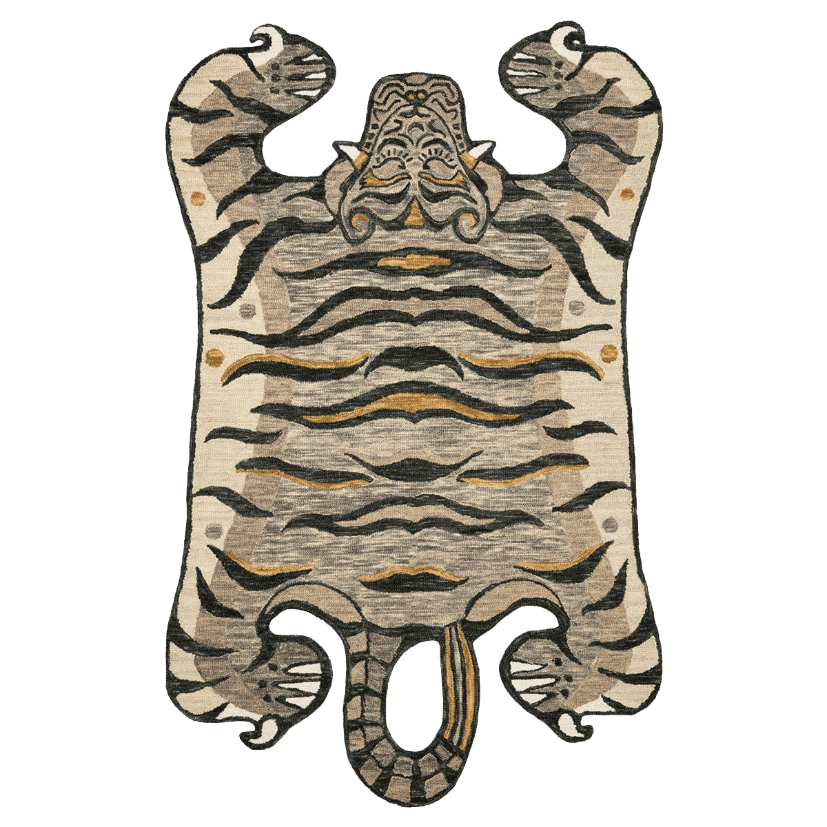 Feroz Silver Tiger Rug By Justina Blakeney® X Loloi 1 Feroz Silver Tiger Rug By Justina Blakeney® X Loloi