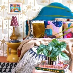 Jungalow Sunflower Mali Hourglass Stool By Justina Blakeney™ 5 Jungalow Sunflower Mali Hourglass Stool By Justina Blakeney™ -Jungalow yellowstool