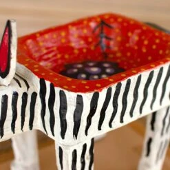 Handmade Wooden Zebra Vessel 5 Handmade Wooden Zebra Vessel -Jungalow zebravessel3